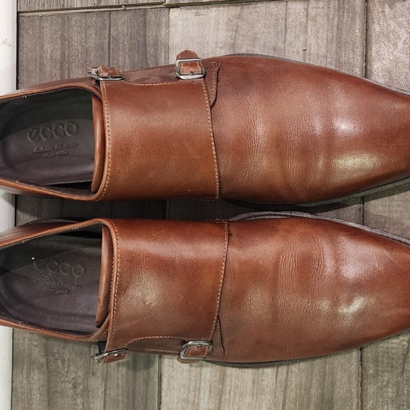 Ecco Men's Monk Strap Shoe Size 13 - Picture 2 of 3